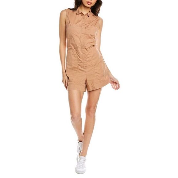 Nation LTD Pants - Nation LTD Womens Bixby Romper, Tan/Brown Sz Small BRAND NEW!